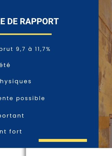 VENTE IMMEUBLE DE RAPPORT BERRE L'ETANG