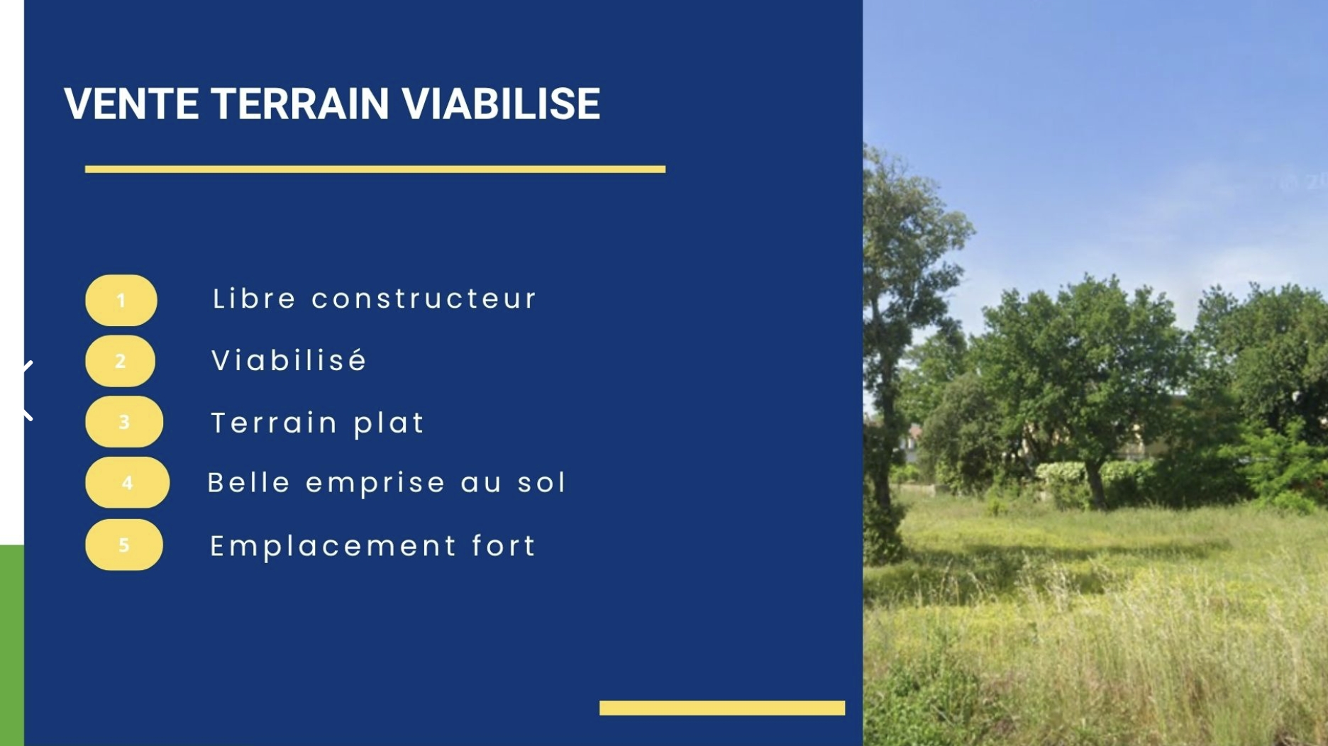 84500 BOLLENE – A DECOUVRIR RAPIDEMENT EN EXCLUSIVITE – TOUT DERNIER TERRAIN DISPONIBLE : PLAT & VIABILISE DE 427M² – LOT 7 – PISCINABLE – LIBRE CONSTRUCTEUR – DANS CHARMANT PETIT LOTISSEMENT AGREABLE, CALME & TRES BIEN DESSERVI – POSSIBILITE DE MIXER HABITATION & PROFESSION LIBERALE – ETUDE DE SOL REALISEE