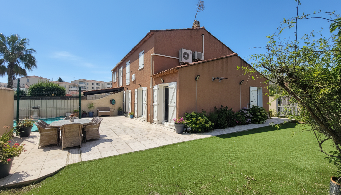 Maison de caractère avec jardin et piscine